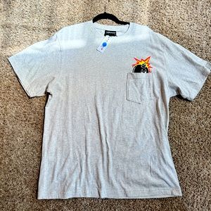The Hundreds Bomb Logo Pocket Tee Size XL